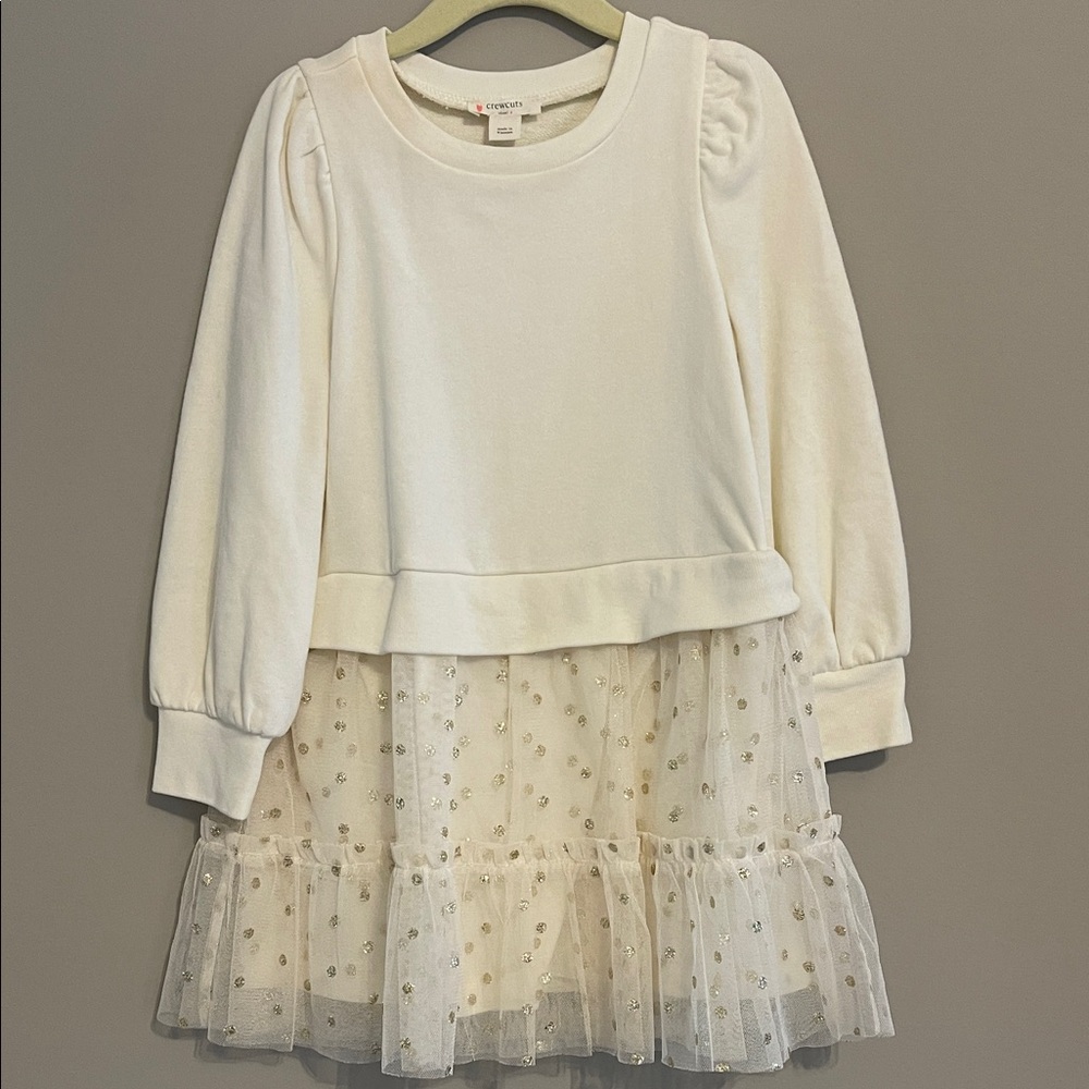 Crewcuts Cream Long Sleeve Top